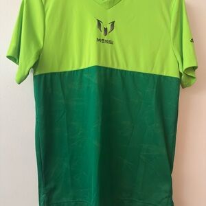 Adidas Two-Tone Green Messi Jersey